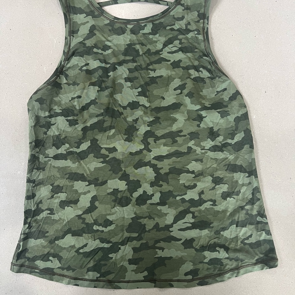 Lululemon Camo Green Women's Tank Top